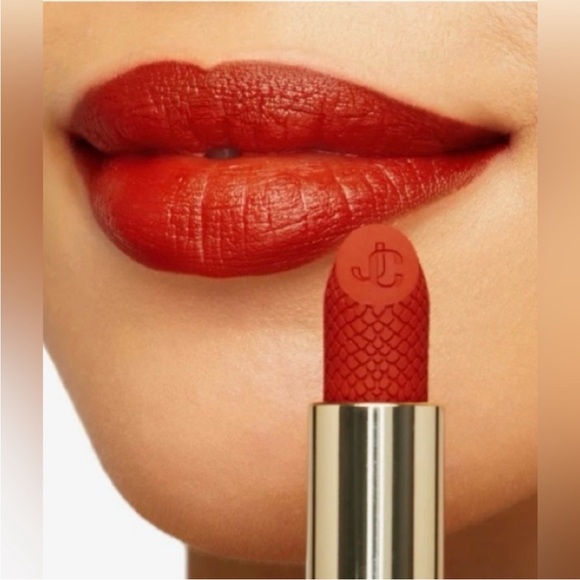 Jimmy Choo Matte Lip Colour — Deep Red - Picture 2 of 7